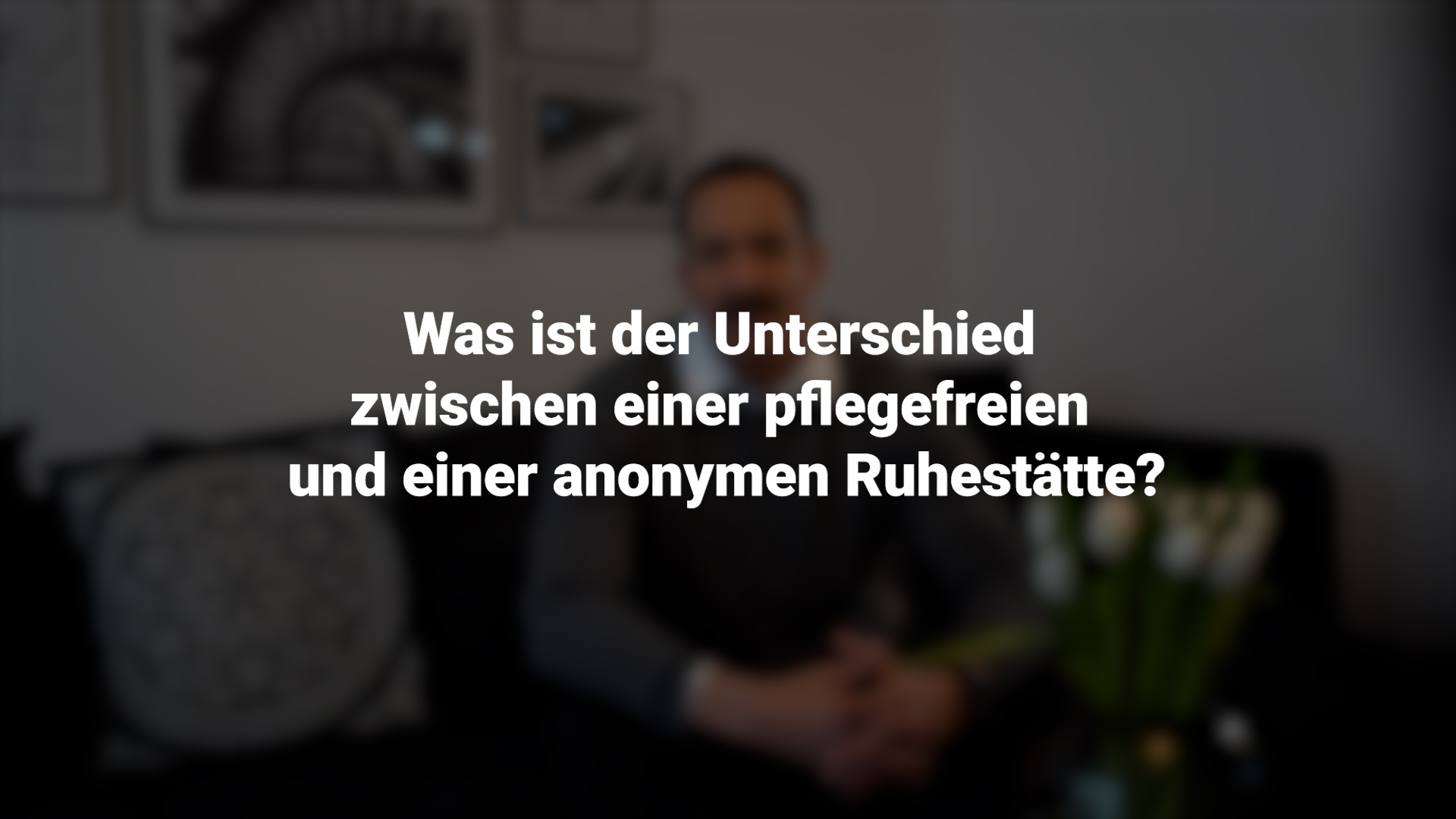 Pflegefreie Gräber anonym