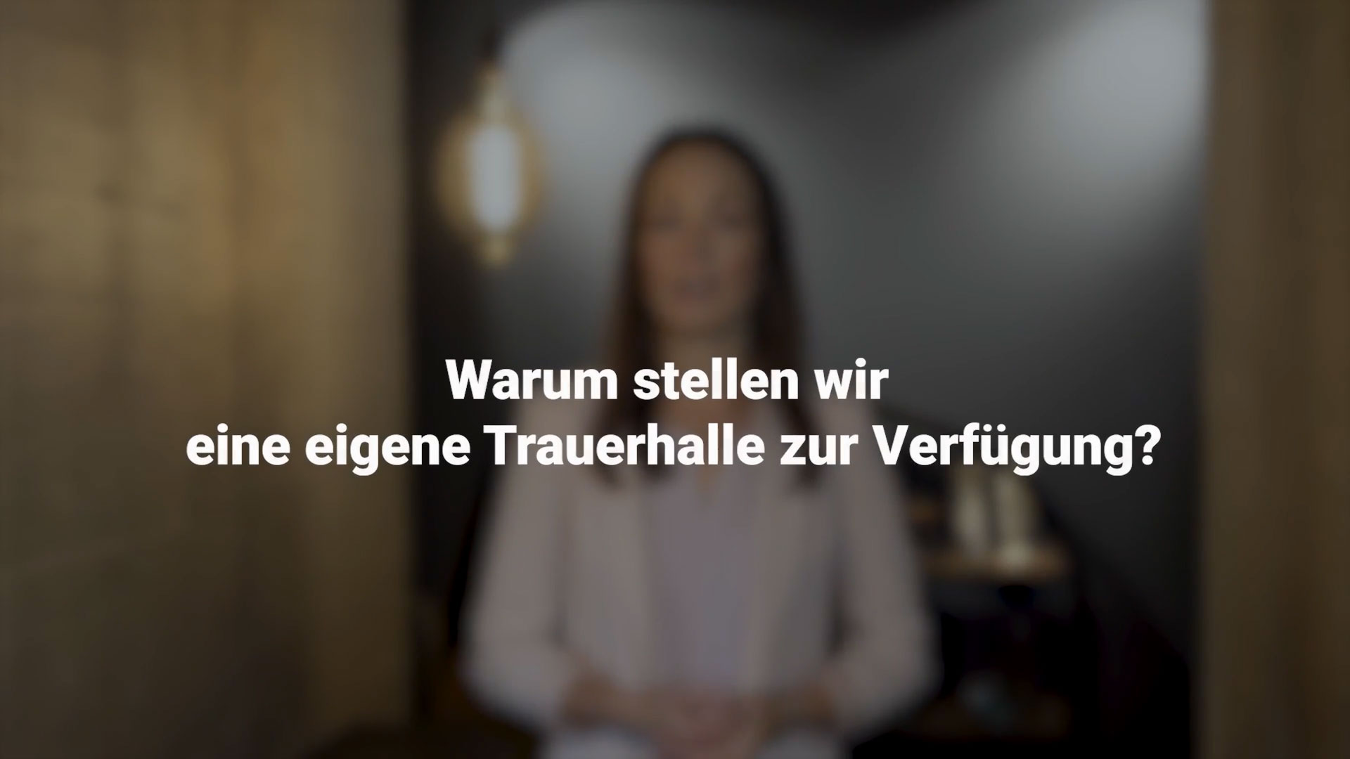 Eigene Trauerhalle